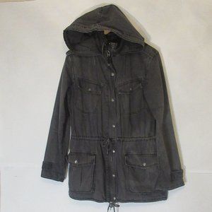 Talula Aritzia Cargo Military Grey Jacket Small